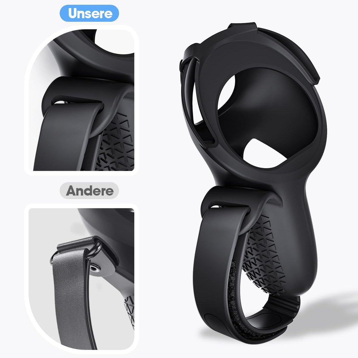 SUPERUS Silicone Controller Grips with Adjustable Strap – Meta Quest 2