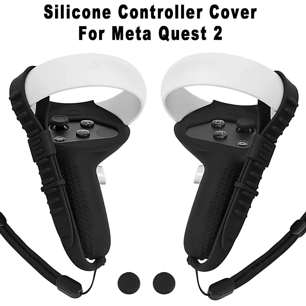 Meta Quest 2 Controller Grips with Knuckle Straps