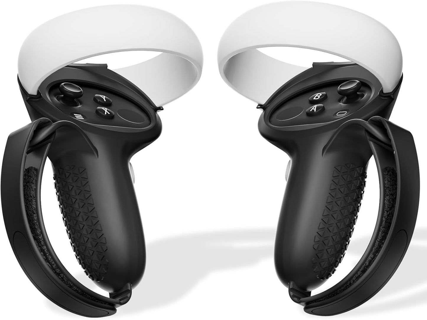 SUPERUS Silicone Controller Grips with Adjustable Strap – Meta Quest 2