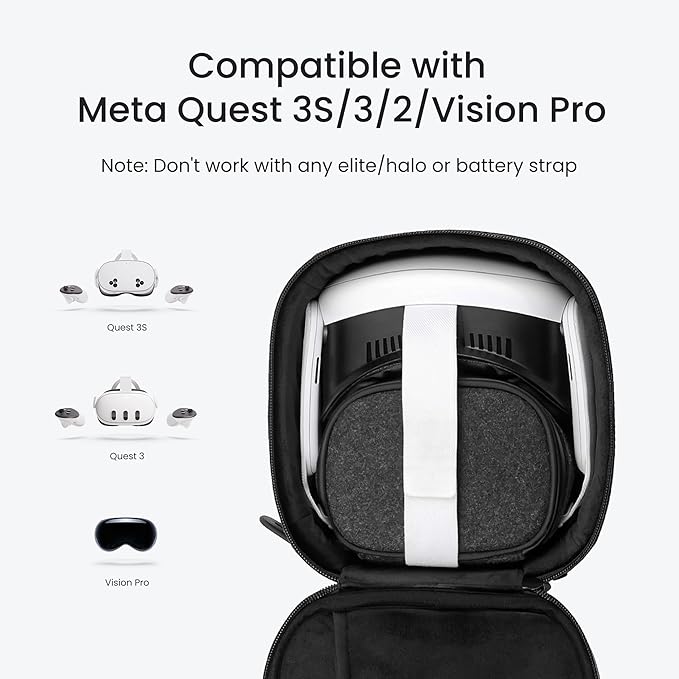 KIWI design P4 Two-Piece Carry Case Set – Meta Quest Series